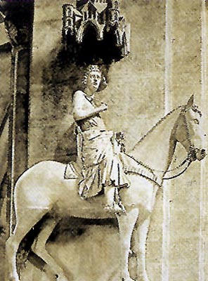 Bamberský jezdec, dóm v Bamberku, kolem 1236
