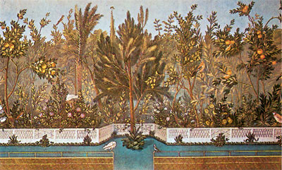 Nástěnná malba, Liviin dům, Řím, 1.st.