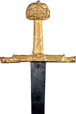 Korunovační meč francouzských králů, 12. století