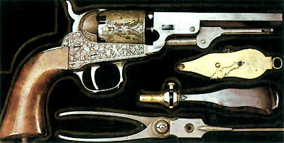 Kazeta s revolverem a příslušenstvím, 1856