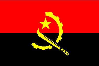 Angola státní vlajka