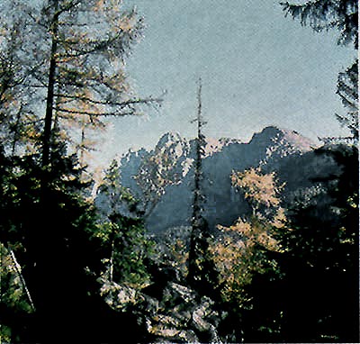 Lomnický štít, 2632 m, a Malá Studená dolina