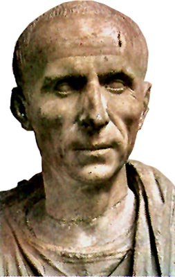 Portrét Římana, počátek císařské doby, bronz