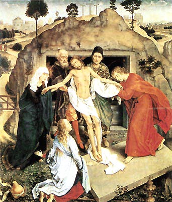 Rogier van der Weyden, Kladení do hrobu, kolem 1450